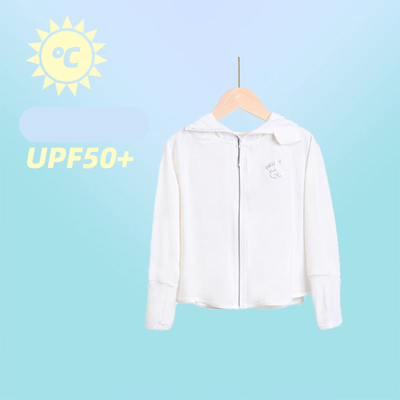 Ladies lightweight UV protection jacket with zip