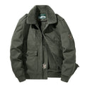 Men's Field Jacket with sherpa lining - high collar for outdoor activities
