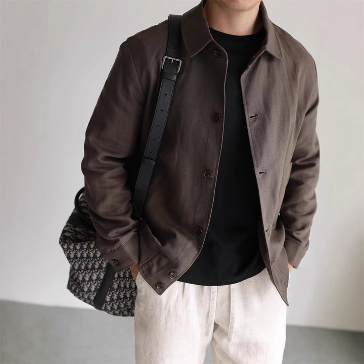 Jacket linen men&