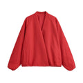 Women's Oversized kimono Transitional jacket with Raglan sleeves and Elastic hem