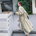 Coat trench coat women's breathable down warm