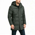 Men's functional hooded puffer jacket