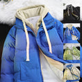 Women's Quilted Hooded Quilted Jacket with Integrated Sweatliner and Two-Layer Design
