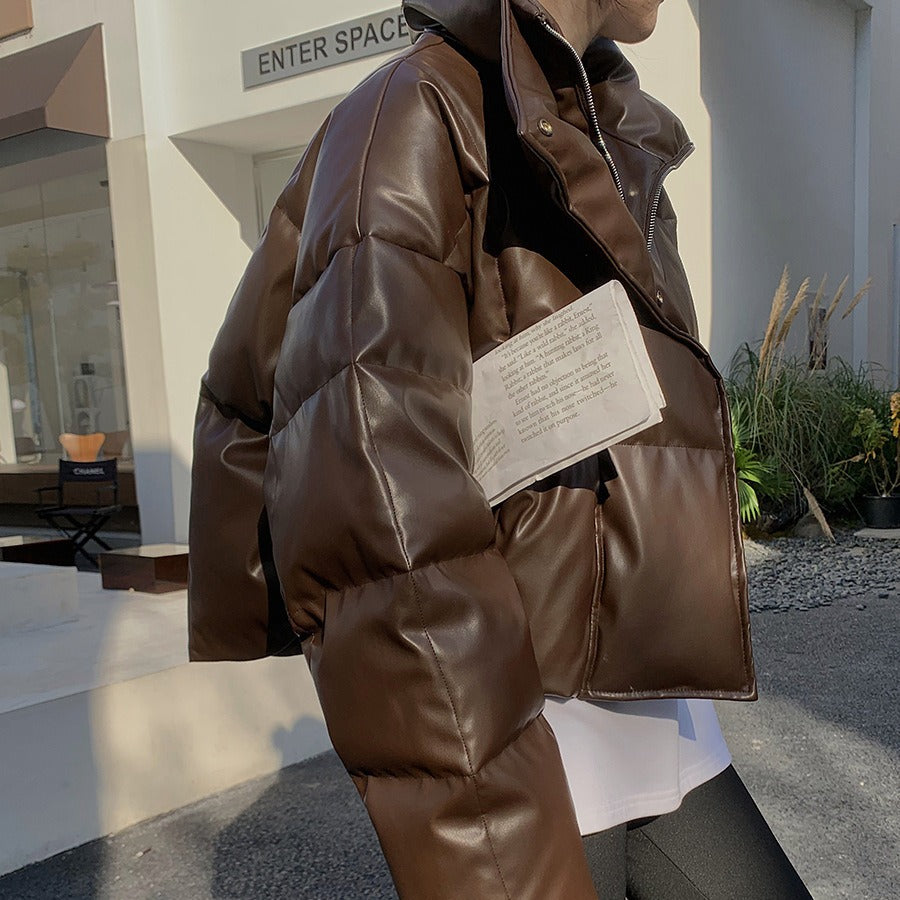 Women Stylish Cropped Down Jacket