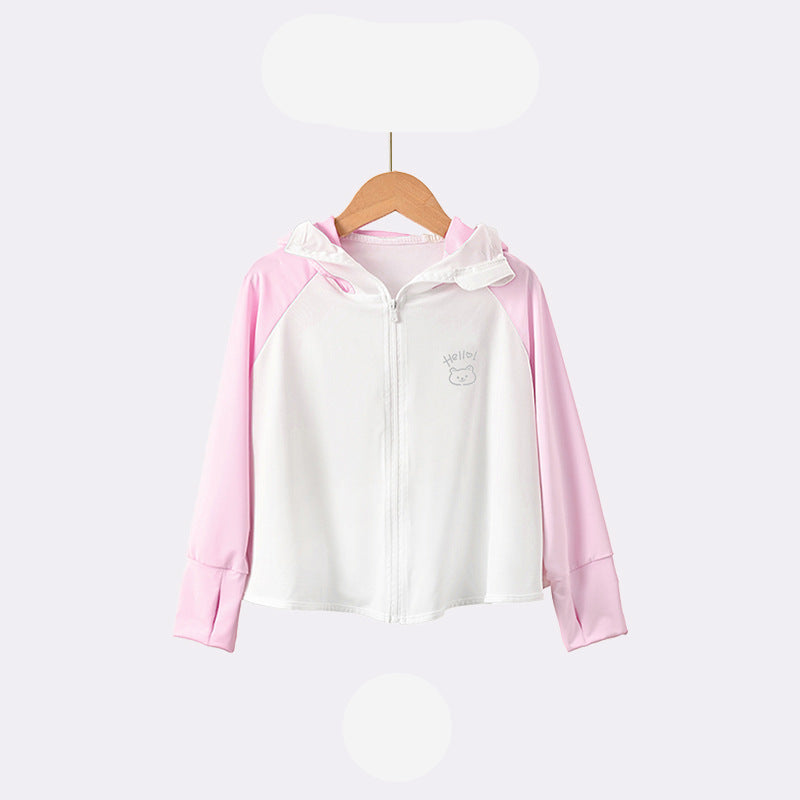 Jacket kids with protection UV breathable lightweight