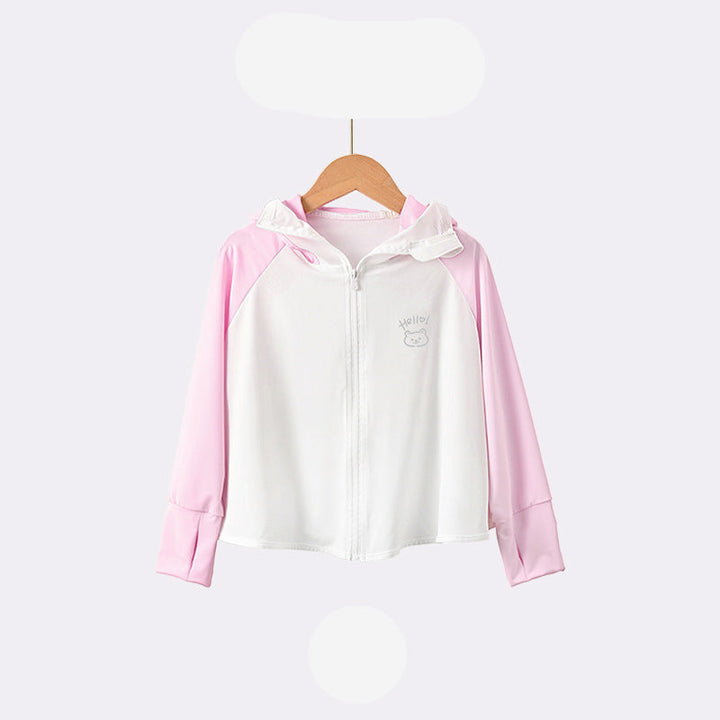 Jacket kids with protection UV breathable lightweight