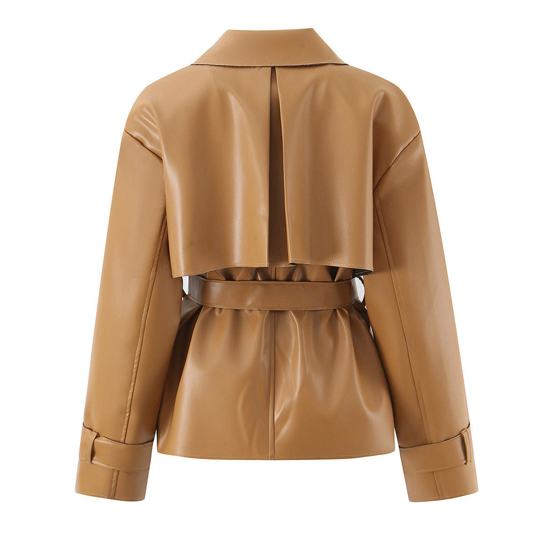 Jacket with Faux leather Women&