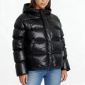 Jacket down women's winter warm with hood