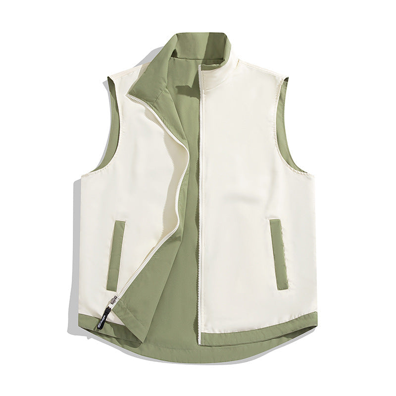 Gilet unisex windproof lightweight quilted