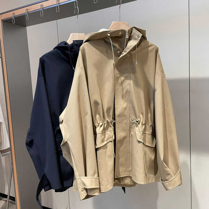 Women Modern Utility Jacket with High Collar