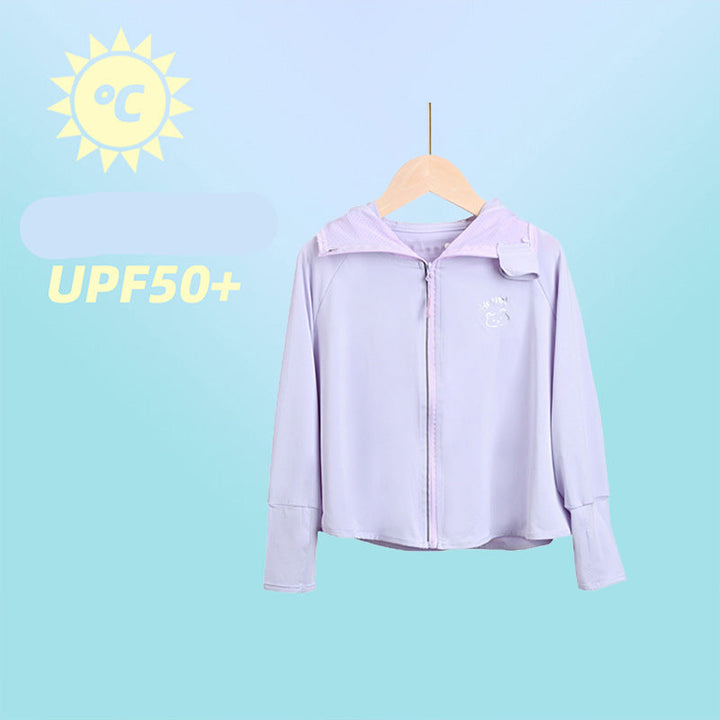 Ladies lightweight UV protection jacket with zip