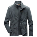 Men's fleece jacket with comfortable collar