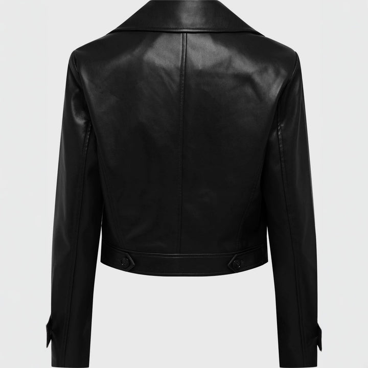 Jacket with Faux leather Women&