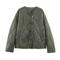 Jacket Quilted Women's Casual Elegant Modern