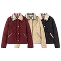 Coat women's lightweight quilted padded