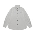 Unisex Light Overshirt in Coach Style with Shirt Collar and Chest Print
