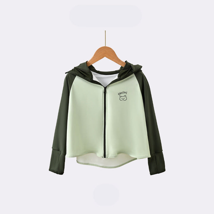 Jacket kids with protection UV breathable lightweight