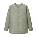 Jacket quilted women's breathable lightweight padded