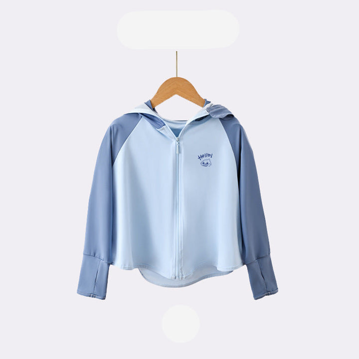 Jacket kids with protection UV breathable lightweight