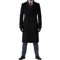 Men's Double-Breasted city coat with wool blend with Tailored silhouette