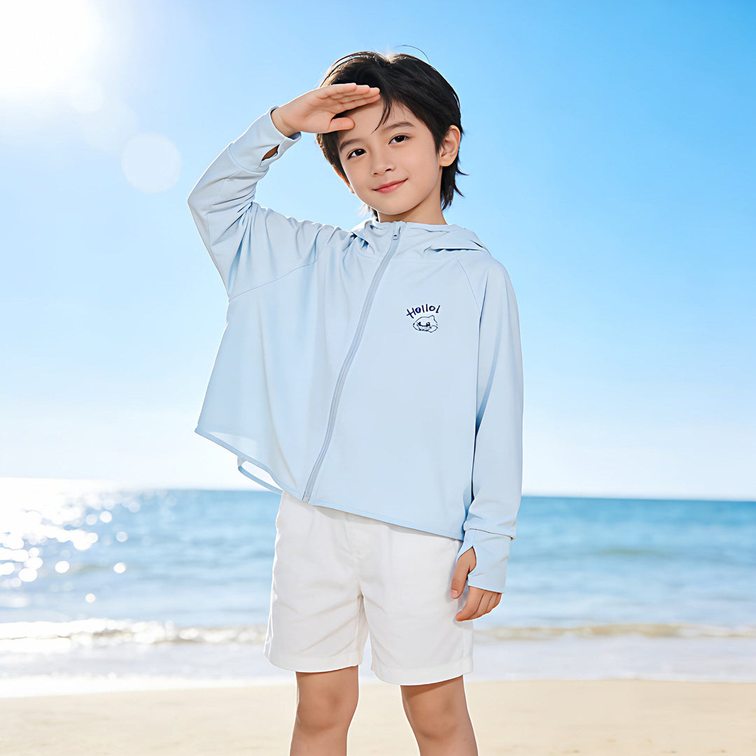 Jacket kids with protection UV breathable lightweight