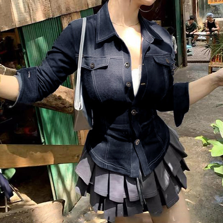 Jacket denim women&