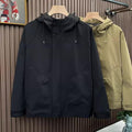 Men's Fashion Hoodie Jacket with Versatile Pockets