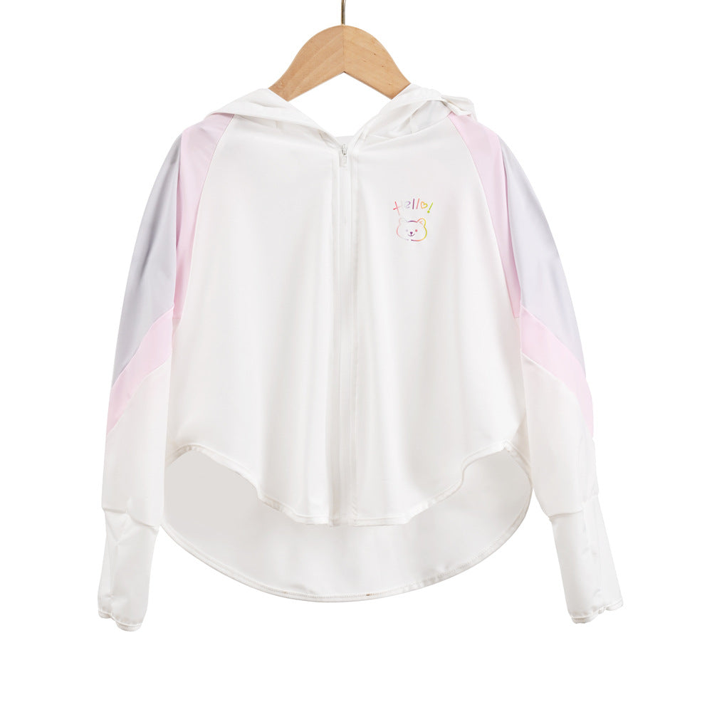 Jacket unisex with protection UV breathable lightweight