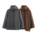 Coat women's lightweight warm with pockets
