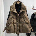 Women's Gilet padded down warm
