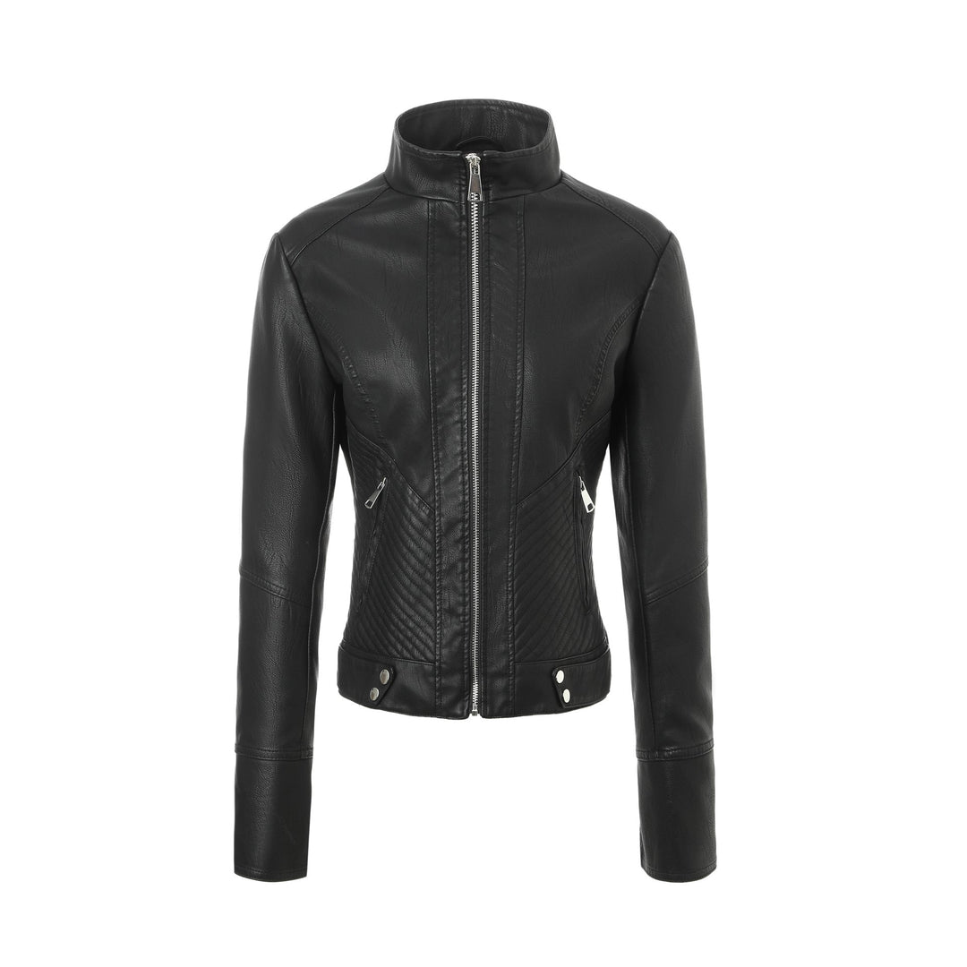 Jacket with Faux leather Women&