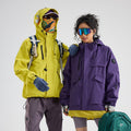 Men's Multifunctional Weatherproof Hybrid Jacket with Mesh Ventilation Concealed Zip & Utility Pockets