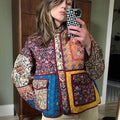 Jacket quilted women's padded down warm