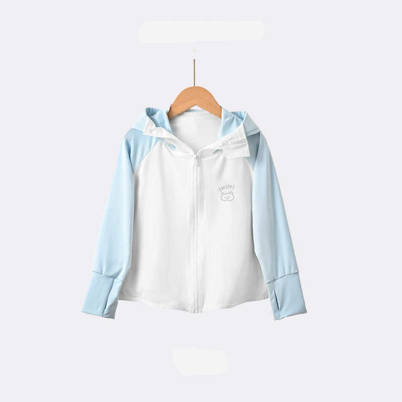 Jacket kids with protection UV breathable lightweight