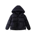 Women Quilted Oversize Parka with XXL Hood and Flap Pockets