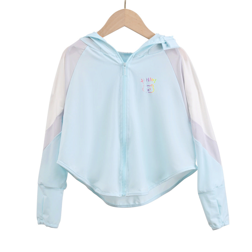 Jacket unisex with protection UV breathable lightweight