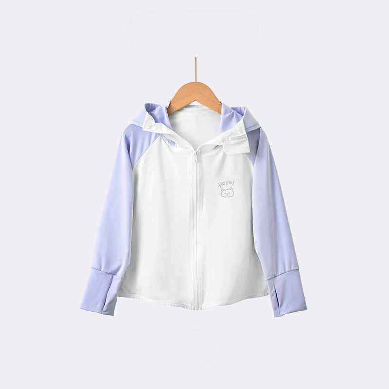 Jacket kids with protection UV breathable lightweight