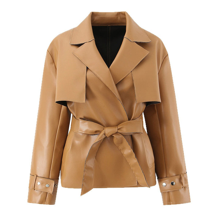 Jacket with Faux leather Women&
