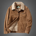 Men's Comdlatable Cord jacket with teddy Lining