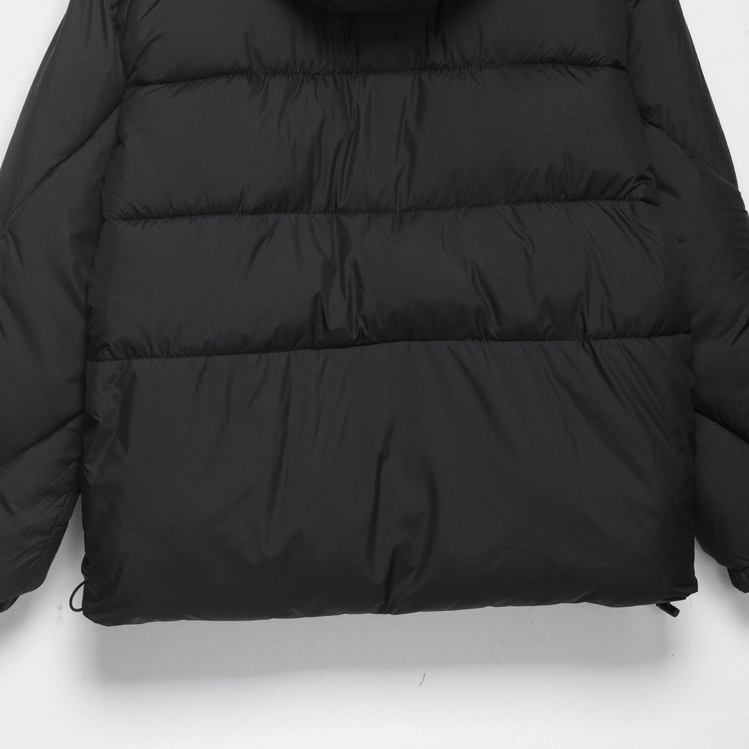 Women Voluminous Oversize Down Jacket with Hood and Drawstring