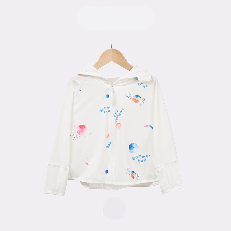 Jacket kids with protection UV breathable lightweight