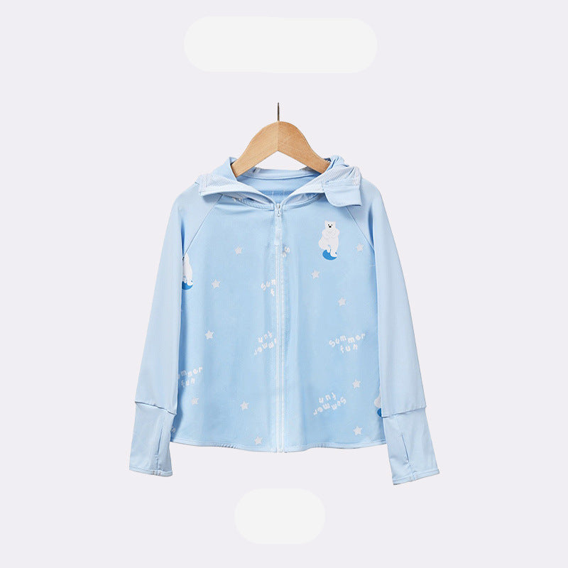 Jacket kids with protection UV breathable lightweight
