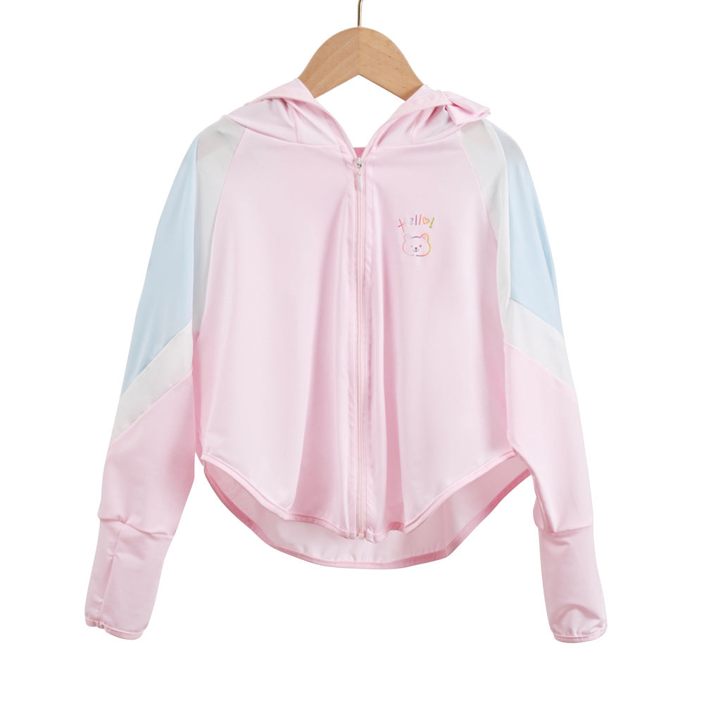 Jacket unisex with protection UV breathable lightweight