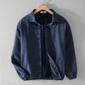 Men's overshirt with collar shirt - for transitional weather