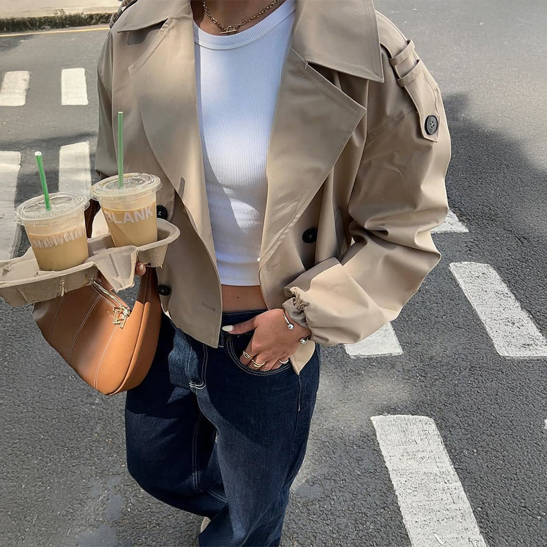 Coat trench coat women&