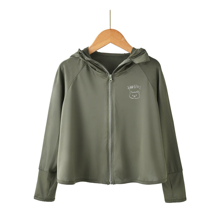 Jacket kids with protection UV breathable lightweight