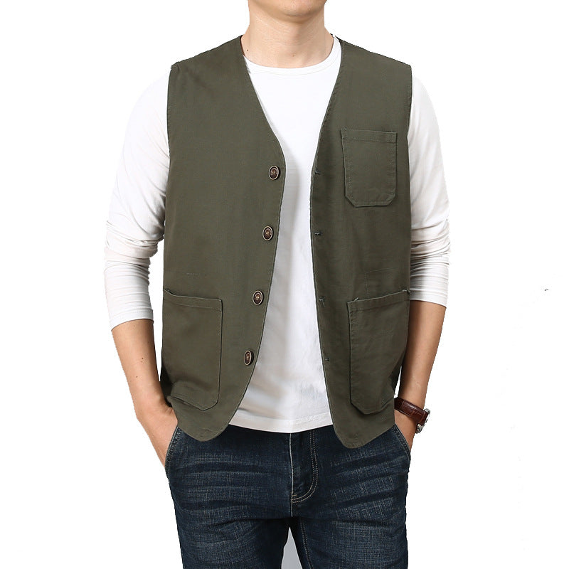 Gilet unisex warm with pockets long