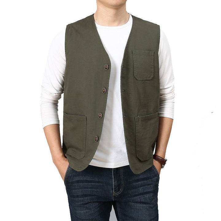 Gilet unisex warm with pockets long