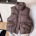 Jacket down women's lightweight quilted winter