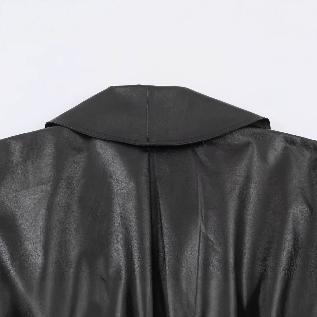 Jacket with Faux leather Women&